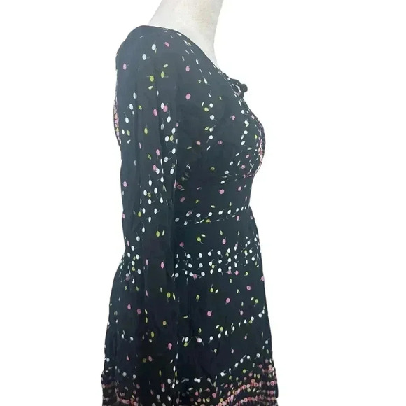 🔥 Host Pick 🔥 Free People dot patterned black dress with open back size 2 - Picture 4 of 11